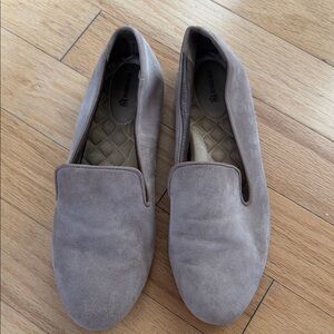 Birdies Starling Taupe Suede Flats